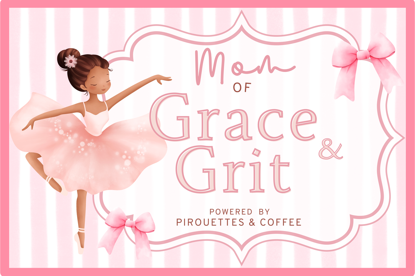 Dance Mom Grace& Grit Sticker Pack [Dance Shop Whole Sale-5pk] FREE SHIPPING