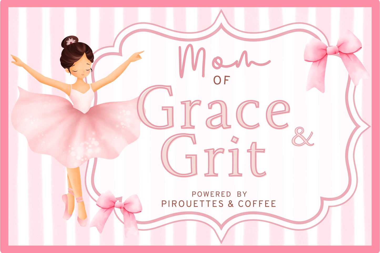 Dance Mom Grace& Grit Sticker Pack [Dance Shop Whole Sale-5pk] FREE SHIPPING