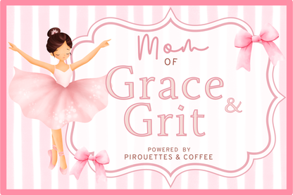 Dance Mom Grace& Grit Sticker Pack [Dance Shop Whole Sale-5pk] FREE SHIPPING